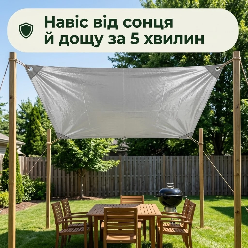 Тент як навіс від сонця і дощу